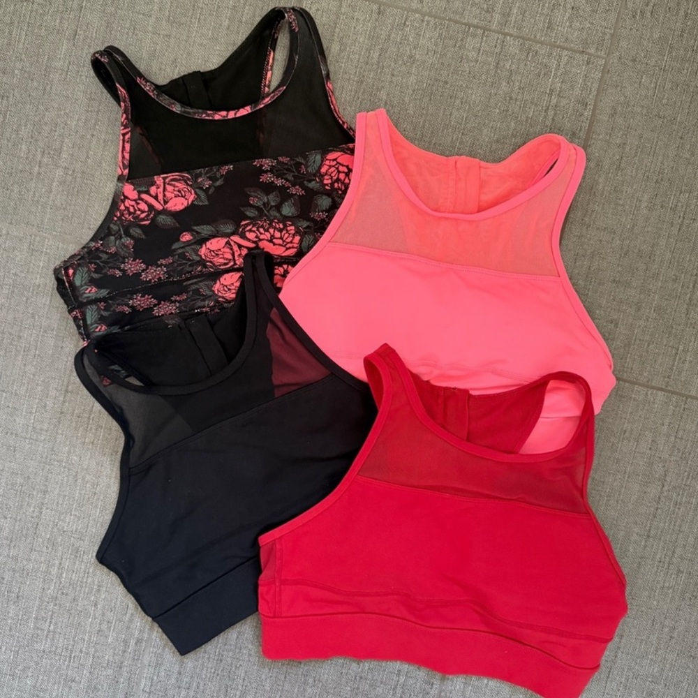 ZYIA MEDIUM All Star Women's Floral and Solid Sports Bras Set 4. Bras